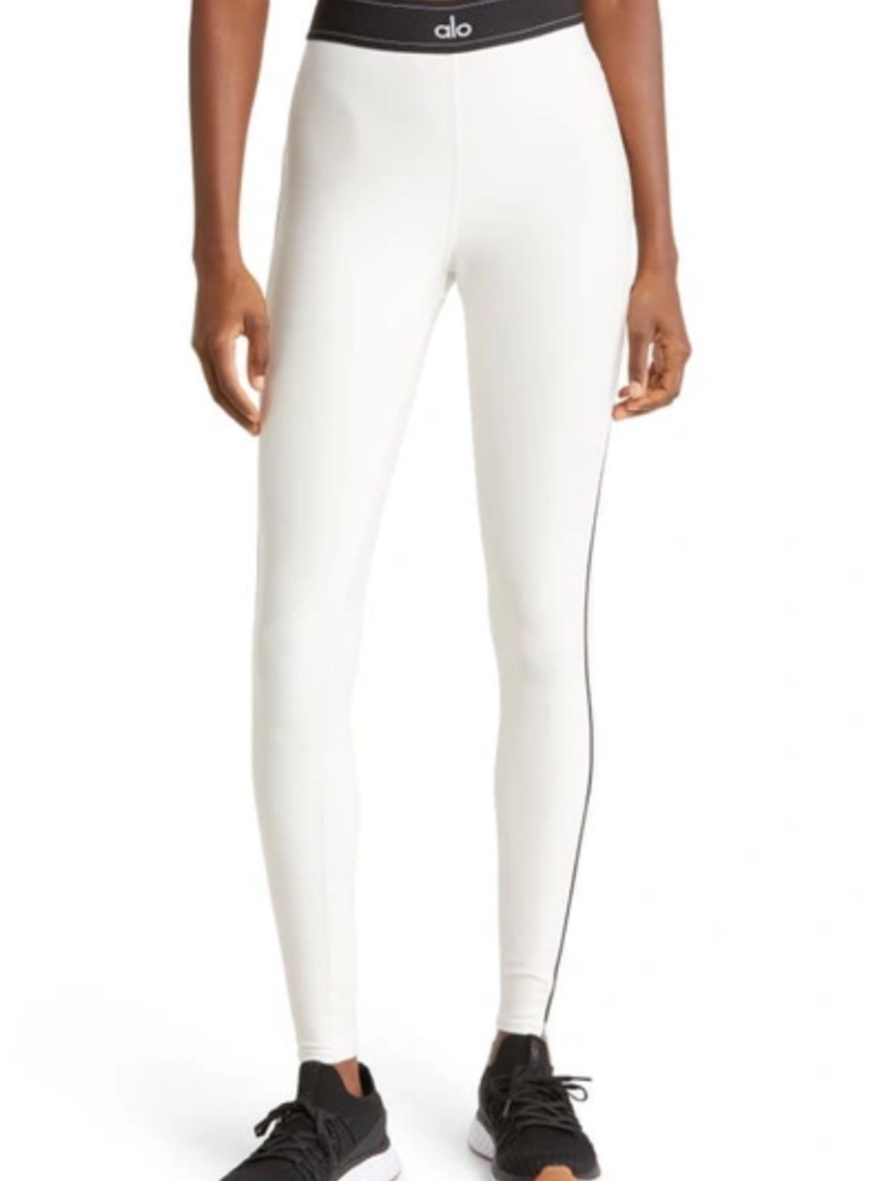 ALO Yoga | Alo Yoga White And Black Leggings Size M
